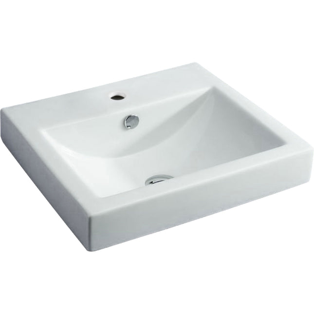 Fienza Low Profile Gloss White Semi Inset Basin ,