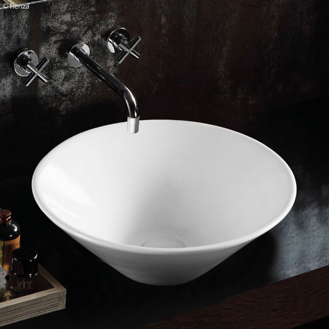 Fienza Lulu Gloss White Above Counter Basin ,