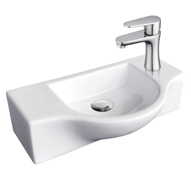 Fienza Charlotte Gloss White Wall Basin ,