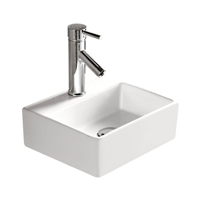 Fienza Modena Baby Gloss White Above Counter Basin ,