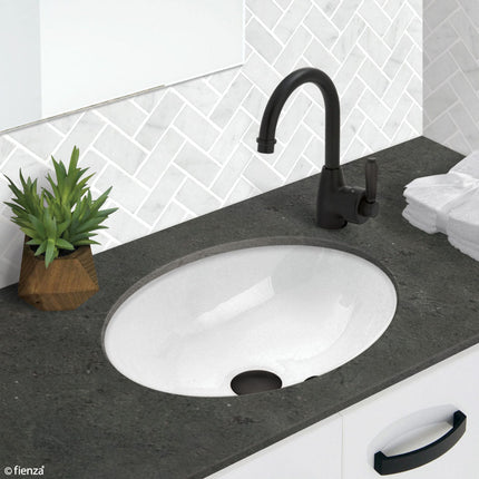 Fienza Karmen Gloss White Undermount Basin ,
