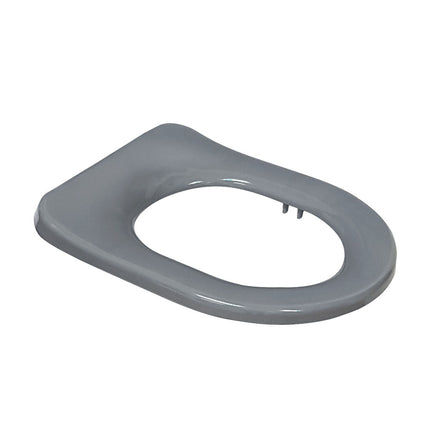 Fienza Stella Care Toilet Seat, Gloss Grey, Single Flap ,