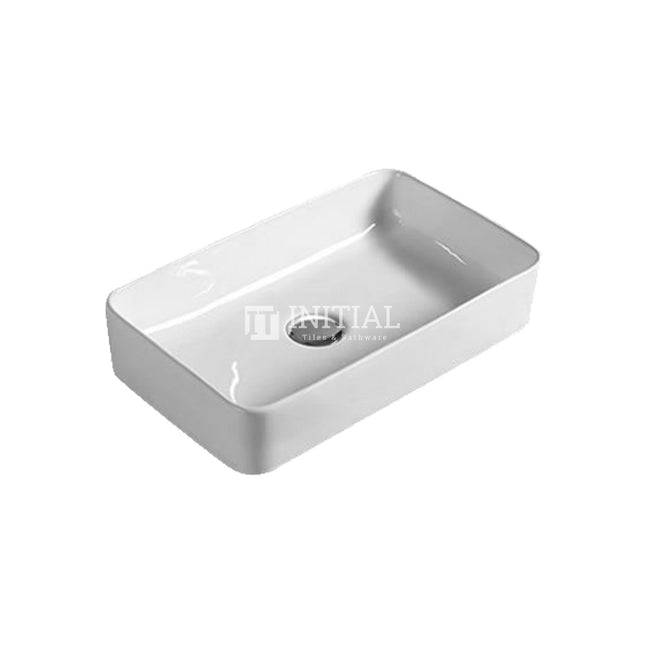 Gloss Rectangle Ultra Slim Above Counter Basin White 360X230X120 ,
