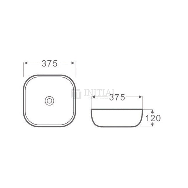 Gloss Round Ultra Slim Above Counter Basin White 460X320X135 ,