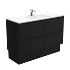 With Moulded Basin-Top - Vanessa Poly-Marble