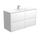With Moulded Basin-Top - Vanessa Poly-Marble