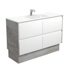 With Moulded Basin-Top - Vanessa Poly-Marble / Industrial Panels