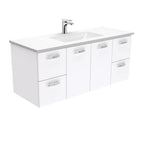 With Moulded Basin-Top - Vanessa Poly-Marble