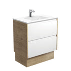 With Moulded Basin-Top - Vanessa Poly-Marble / Scandi Oak Panels