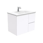 With Moulded Basin-Top - Vanessa Poly-Marble / Right Hand Drawer