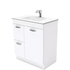 With Moulded Basin-Top - Vanessa Poly-Marble