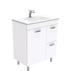 With Moulded Basin-Top - Vanessa Poly-Marble