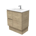 With Moulded Basin-Top - Vanessa Poly-Marble