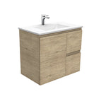 With Moulded Basin-Top - Vanessa Poly-Marble / Right Hand Drawer