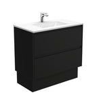 With Moulded Basin-Top - Vanessa Poly-Marble