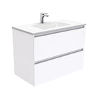 With Moulded Basin-Top - Vanessa Poly-Marble
