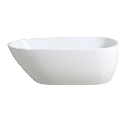 Bathroom Gloss or Matt White Vegas Floor Freestanding Bathtub with No Overflow 1690X775X595 ,