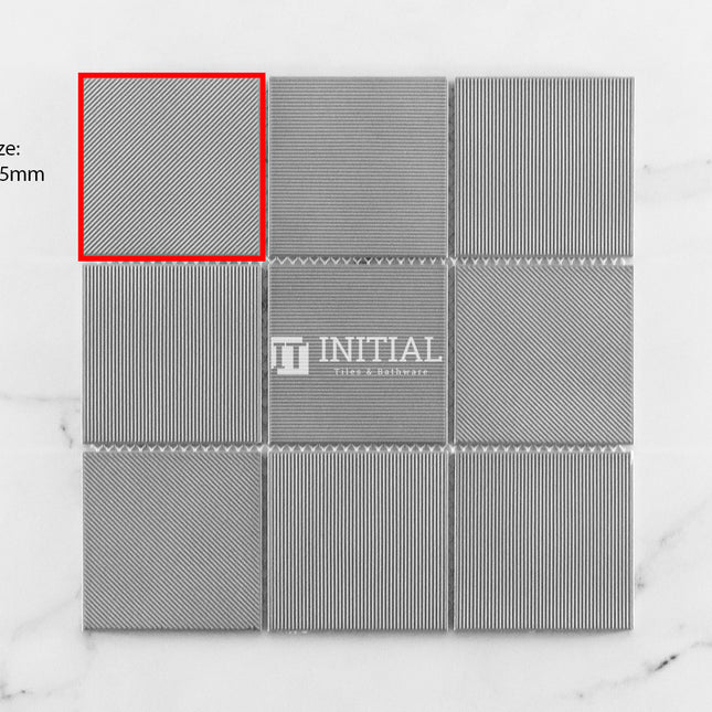 Artline Dark Grey Porcelain Mosaic 295.5X295.5mm ,