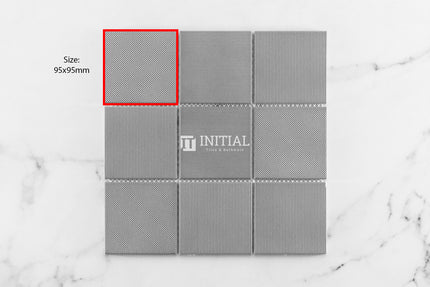 Artline Dark Grey Porcelain Mosaic 295.5X295.5mm ,