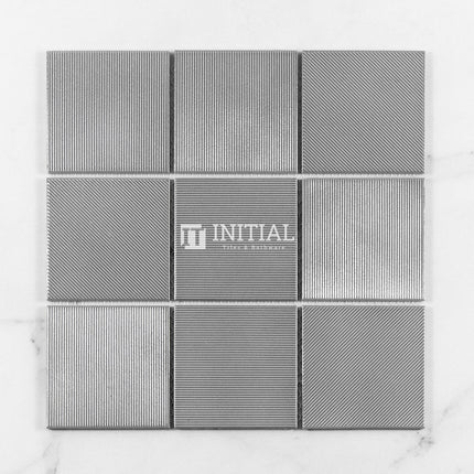 Artline Dark Grey Porcelain Mosaic 295.5X295.5mm ,