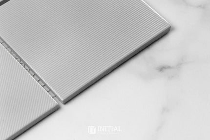 Artline Feature Tile Light Grey Porcelain Mosaic 295.5X295.5mm ,