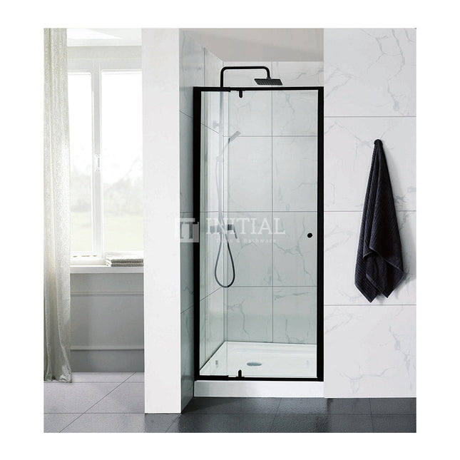 Wall to Wall Semi Frame Pivot Door Shower Screen 700-1320x1900mm ,